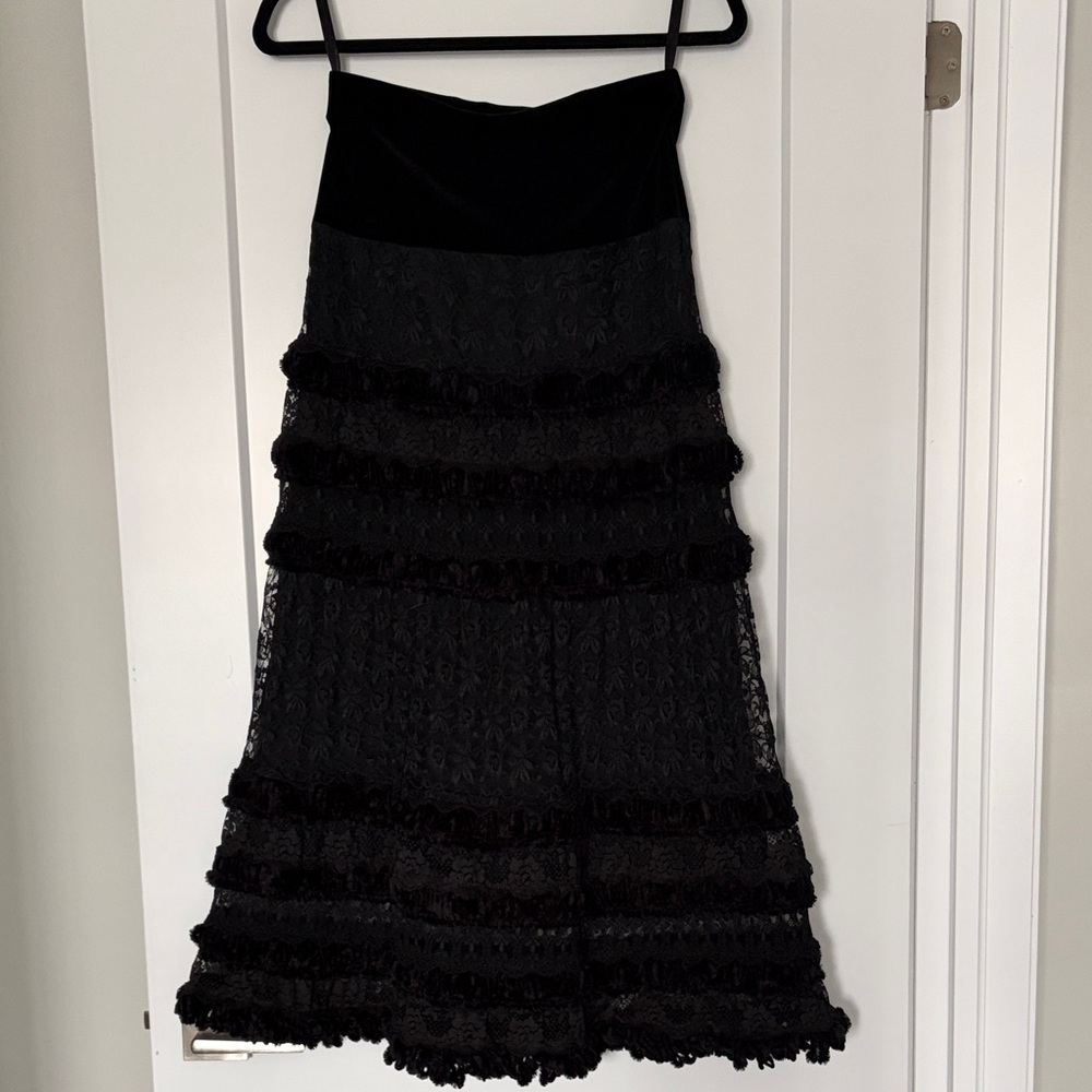 Vintage Lace Nadya Toto Maxi Skirt